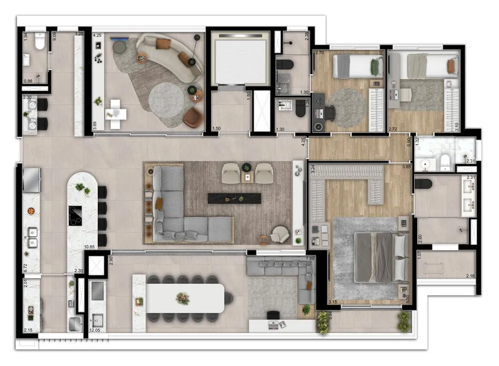 Apartamento, 3 quartos, 143 m² - Foto 11