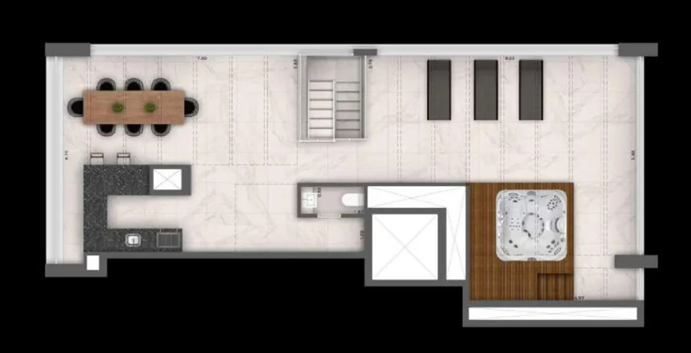 Cobertura, 3 quartos, 211 m² - Foto 8