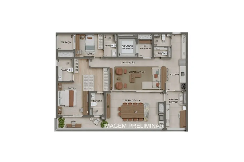 Apartamento, 3 quartos, 99 m² - Foto 7