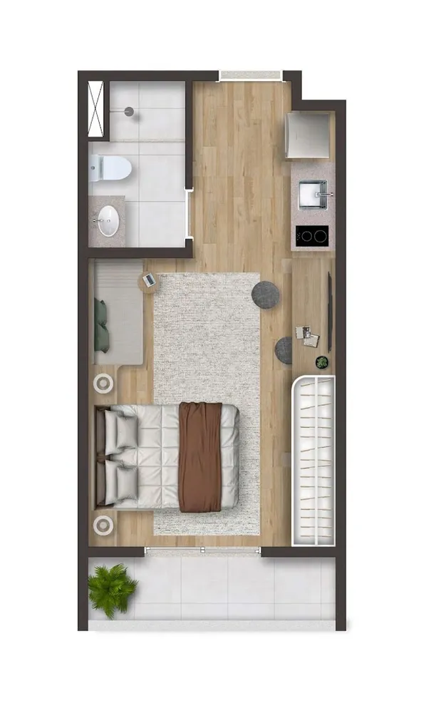Apartamento, 2 quartos, 39 m² - Foto 5