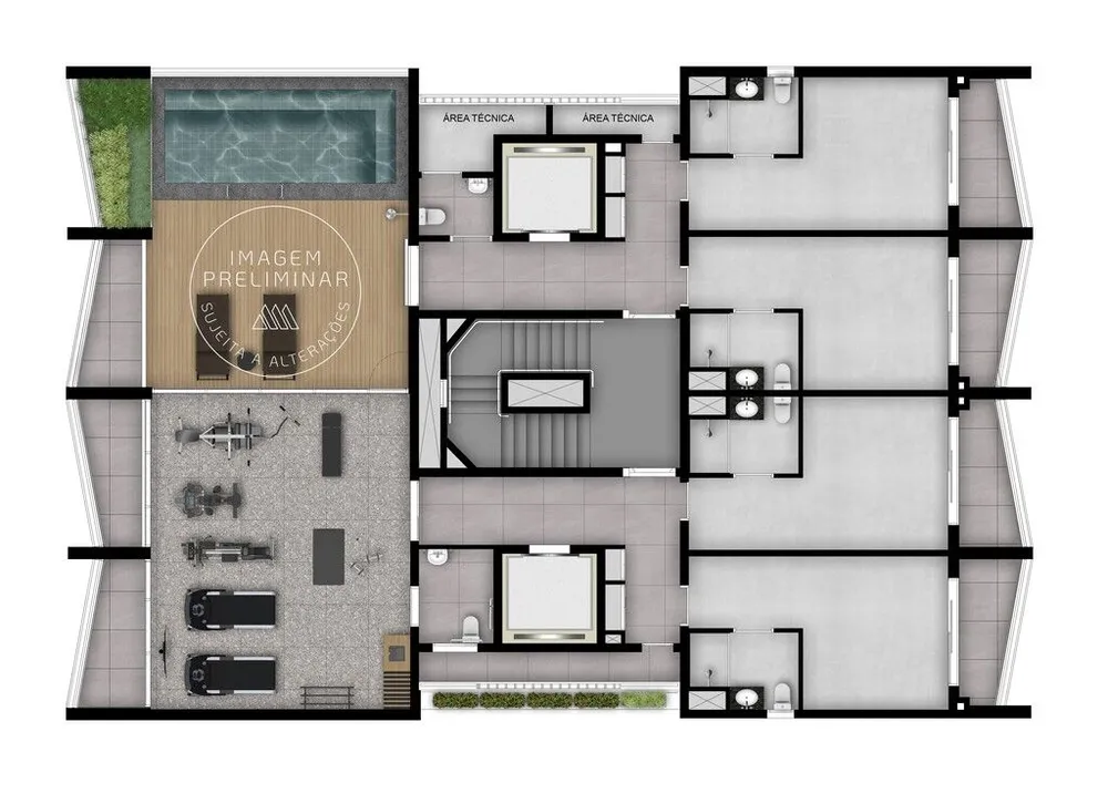 Kitnet-Studio, 26 m² - Foto 8