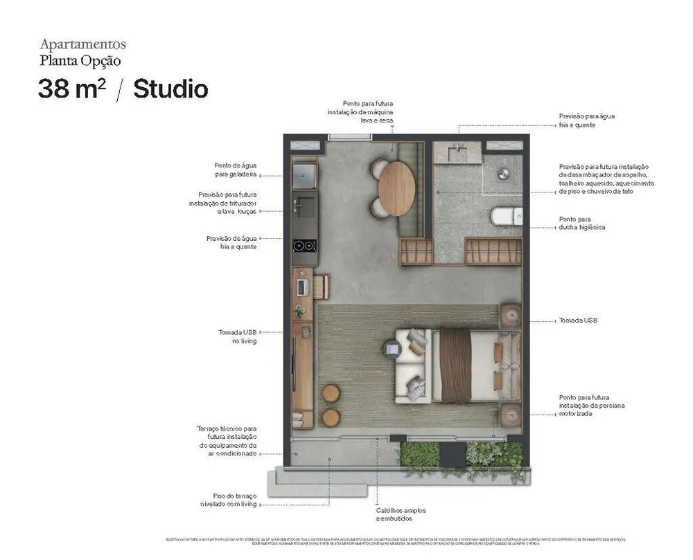 Apartamento, 1 quarto, 52 m² - Foto 6