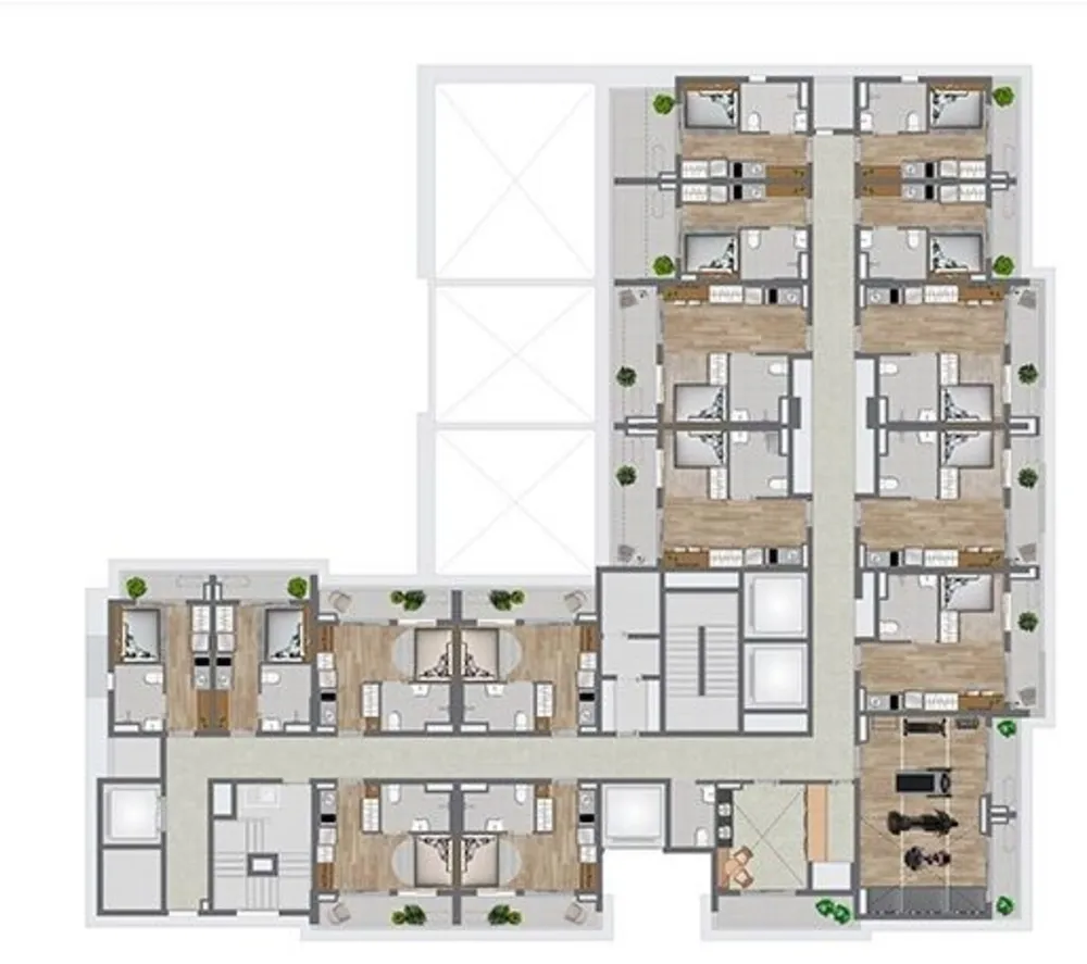 Kitnet-Studio, 28 m² - Foto 2