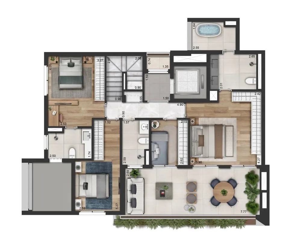 Apartamento, 2 quartos, 129 m² - Foto 8