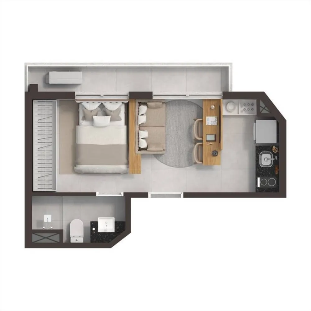 Kitnet-Studio, 18 m² - Foto 5