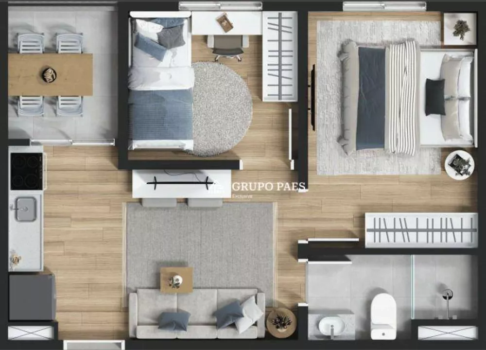 Apartamento, 2 quartos, 29 m² - Foto 7