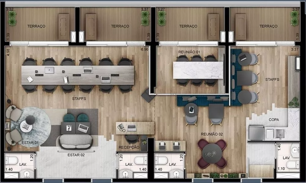 Sala-Conjunto, 29 m² - Foto 4