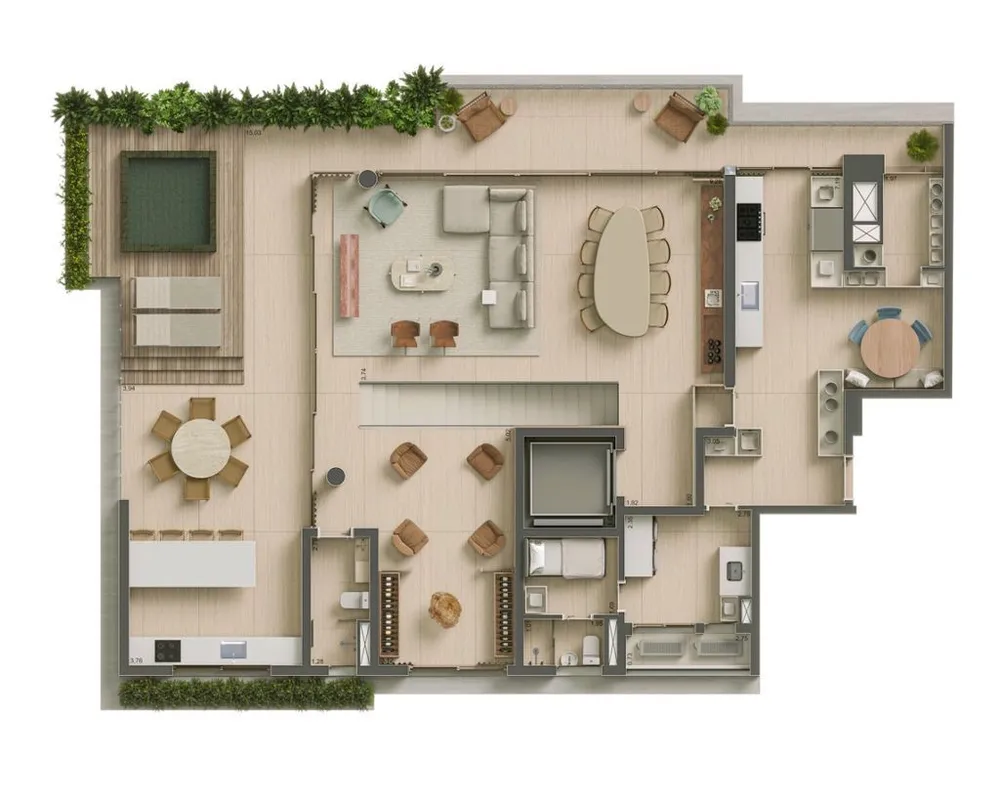 Apartamento, 3 quartos, 212 m² - Foto 4