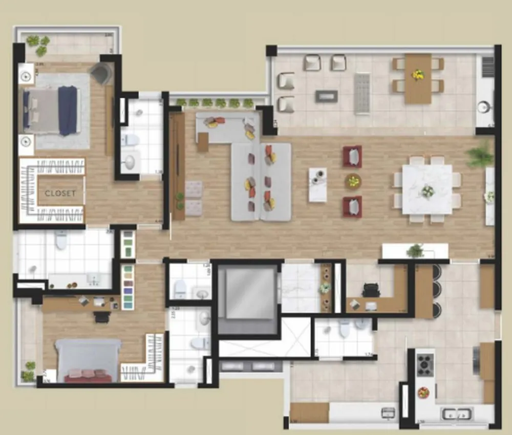 Apartamento, 3 quartos, 162 m² - Foto 23