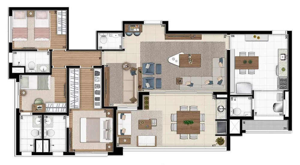 Apartamento, 3 quartos, 125 m² - Foto 7