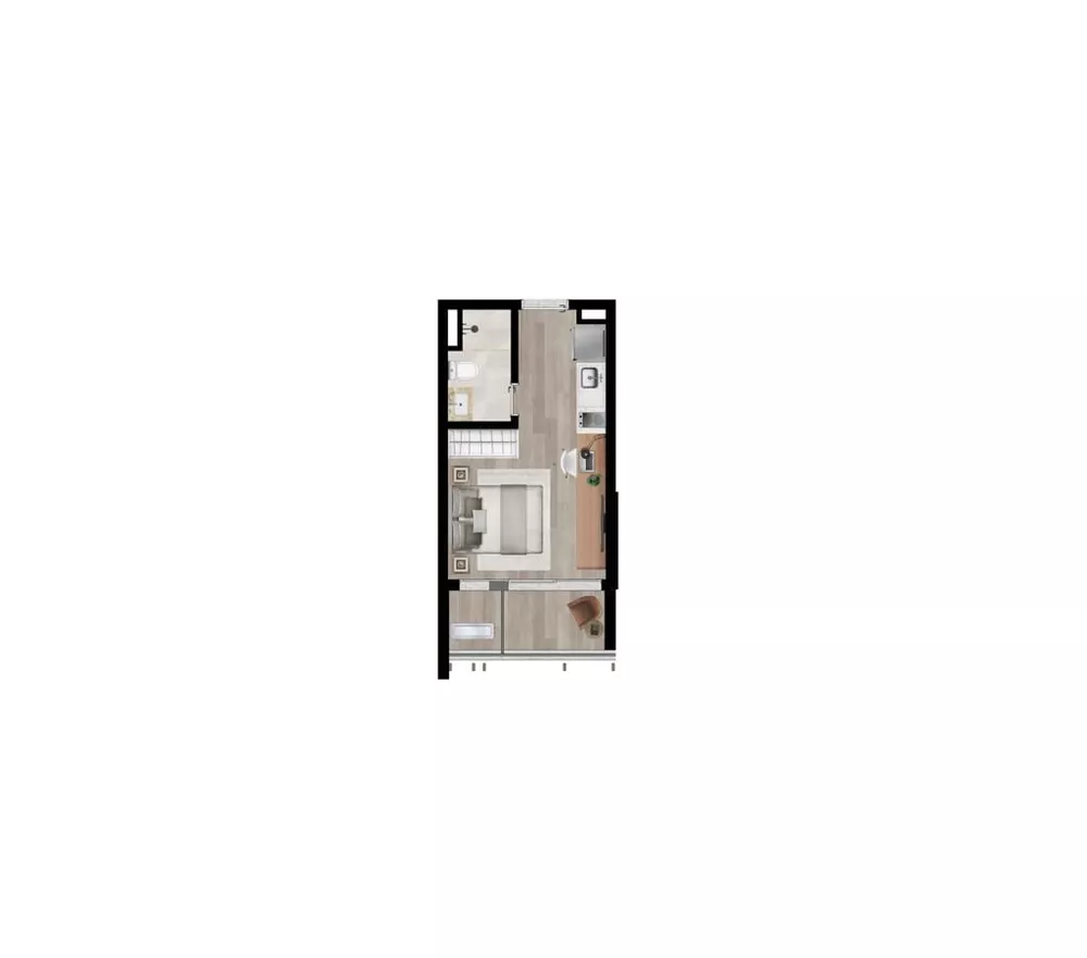 Kitnet-Studio, 25 m² - Foto 4