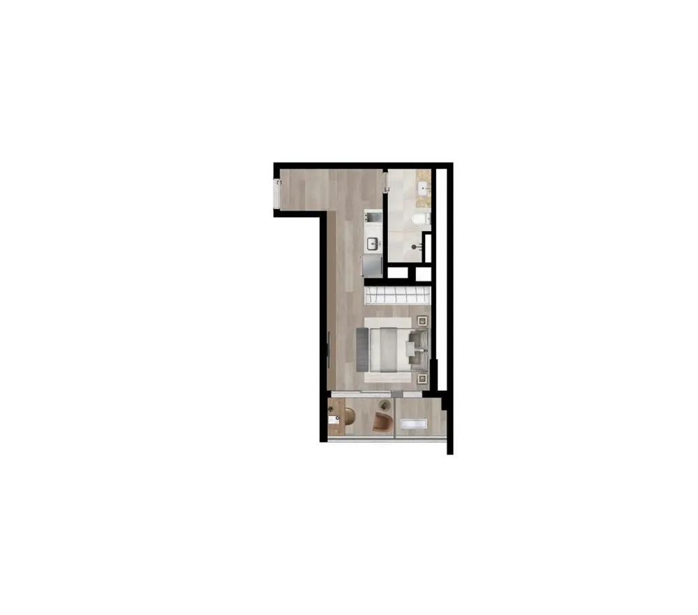Kitnet-Studio, 25 m² - Foto 12