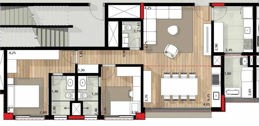 Apartamento, 3 quartos, 263 m² - Foto 5