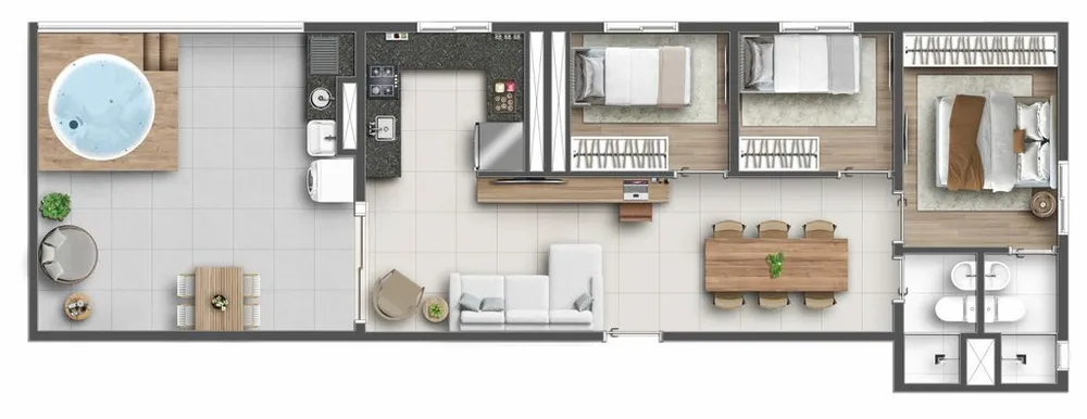 Apartamento, 2 quartos, 61 m² - Foto 4