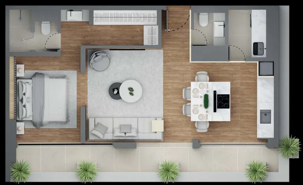 Apartamento, 1 quarto, 96 m² - Foto 7