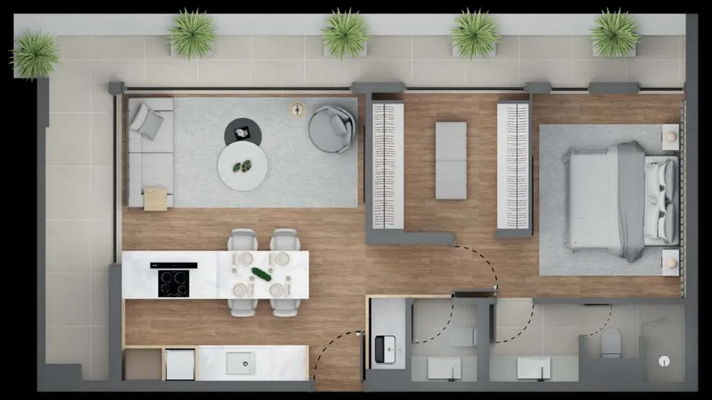 Apartamento, 1 quarto, 96 m² - Foto 6