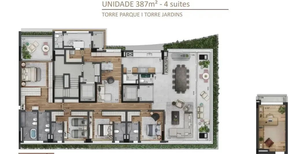 Cobertura, 4 quartos, 714 m² - Foto 8