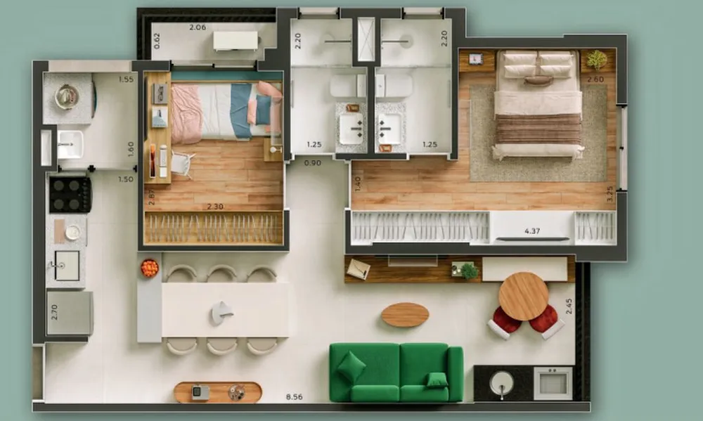 Apartamento, 3 quartos, 85 m² - Foto 4