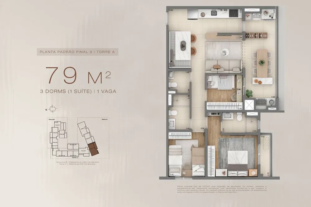 Apartamento, 1 quarto, 45 m² - Foto 6