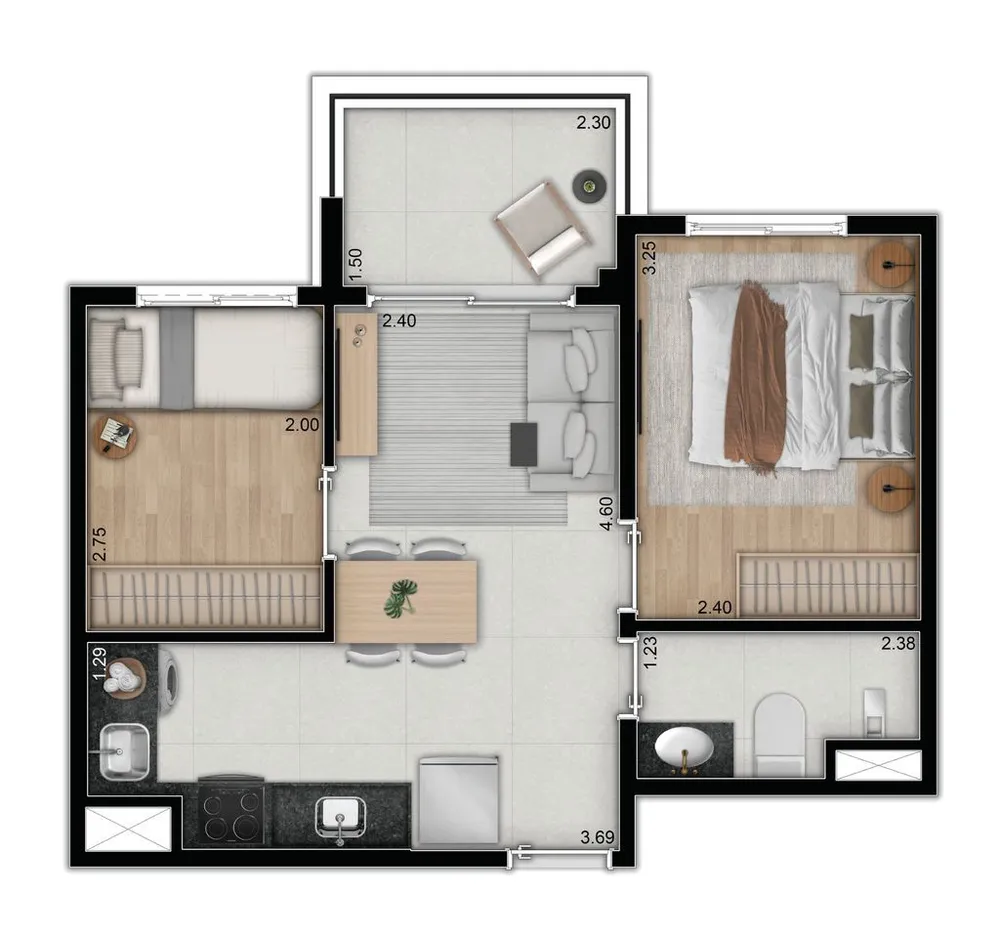 Kitnet-Studio, 25 m² - Foto 5