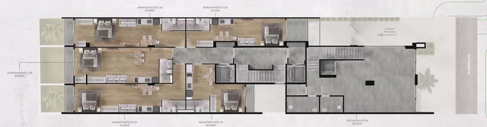 Cobertura, 1 quarto, 91 m² - Foto 1