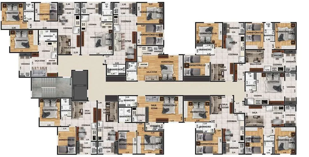 Apartamento, 2 quartos, 61 m² - Foto 16