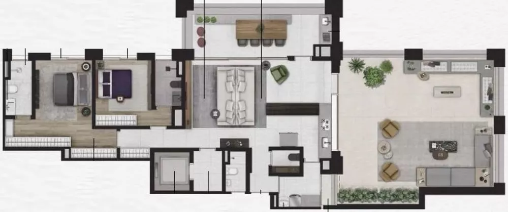 Apartamento, 2 quartos, 195 m² - Foto 1