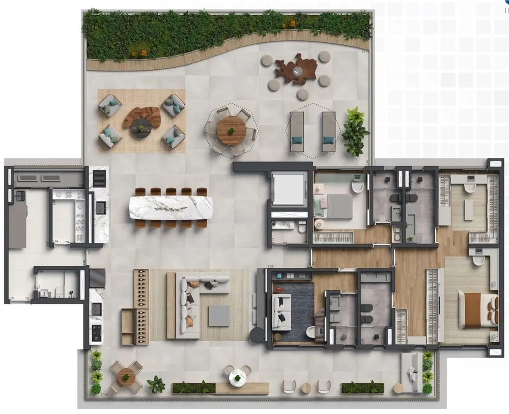 Apartamento, 3 quartos, 205 m² - Foto 7