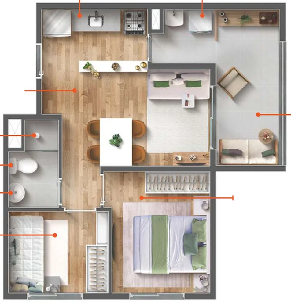 Apartamento, 2 quartos, 40 m² - Foto 11