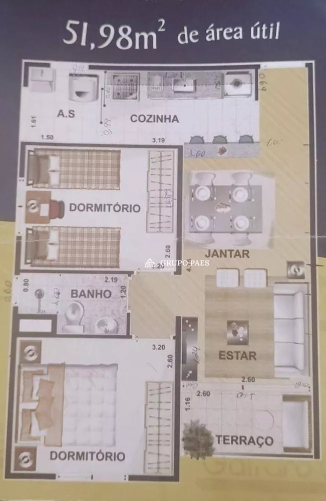 Apartamento, 2 quartos, 52 m² - Foto 8