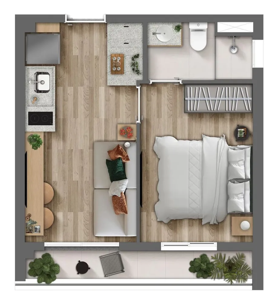 Apartamento, 2 quartos, 57 m² - Foto 8