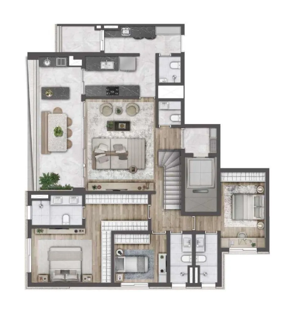 Apartamento, 4 quartos, 292 m² - Foto 8