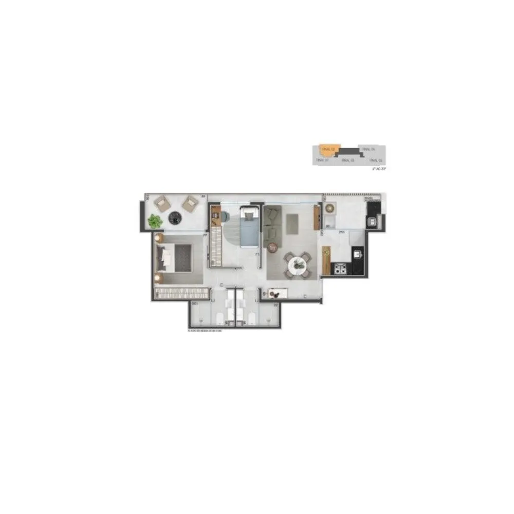 Apartamento, 3 quartos, 93 m² - Foto 8