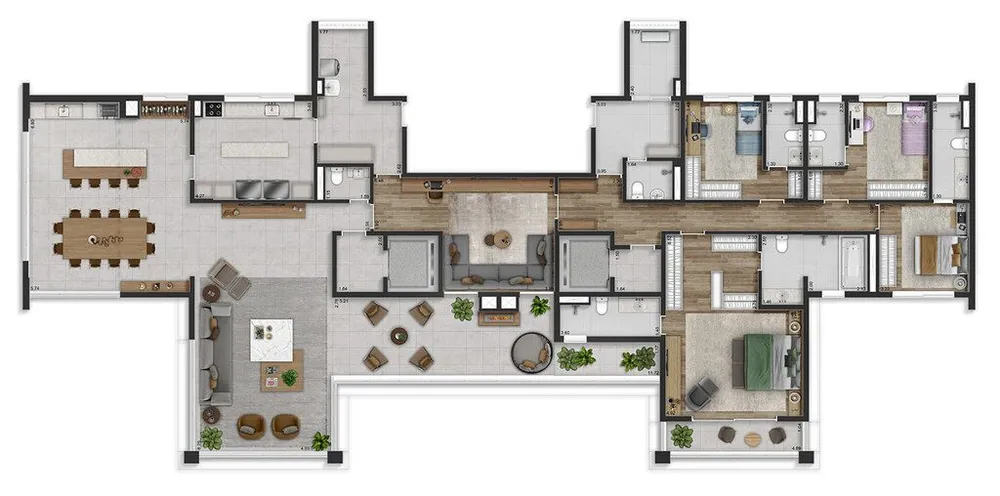 Apartamento, 3 quartos, 174 m² - Foto 6