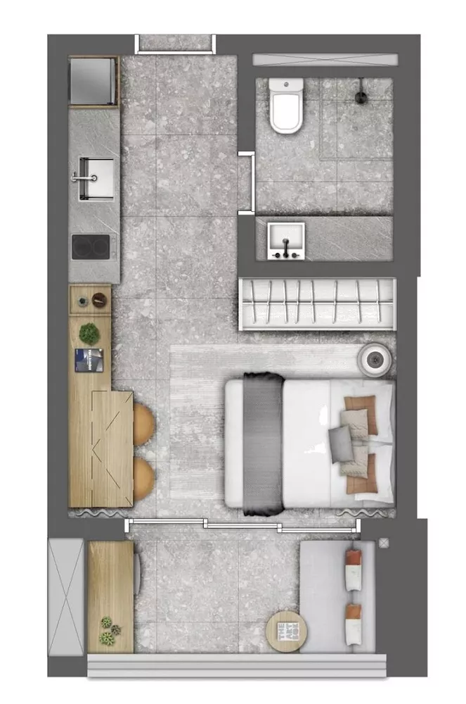 Kitnet-Studio, 49 m² - Foto 8