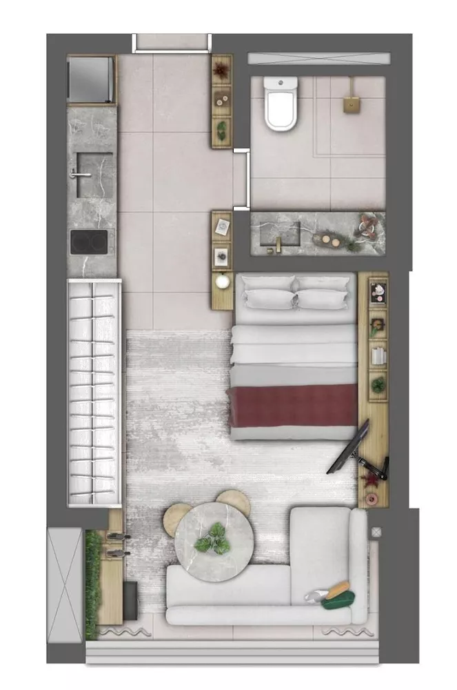 Kitnet-Studio, 49 m² - Foto 5