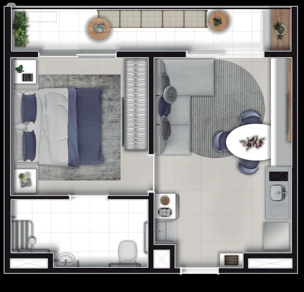 Kitnet-Studio, 26 m² - Foto 11