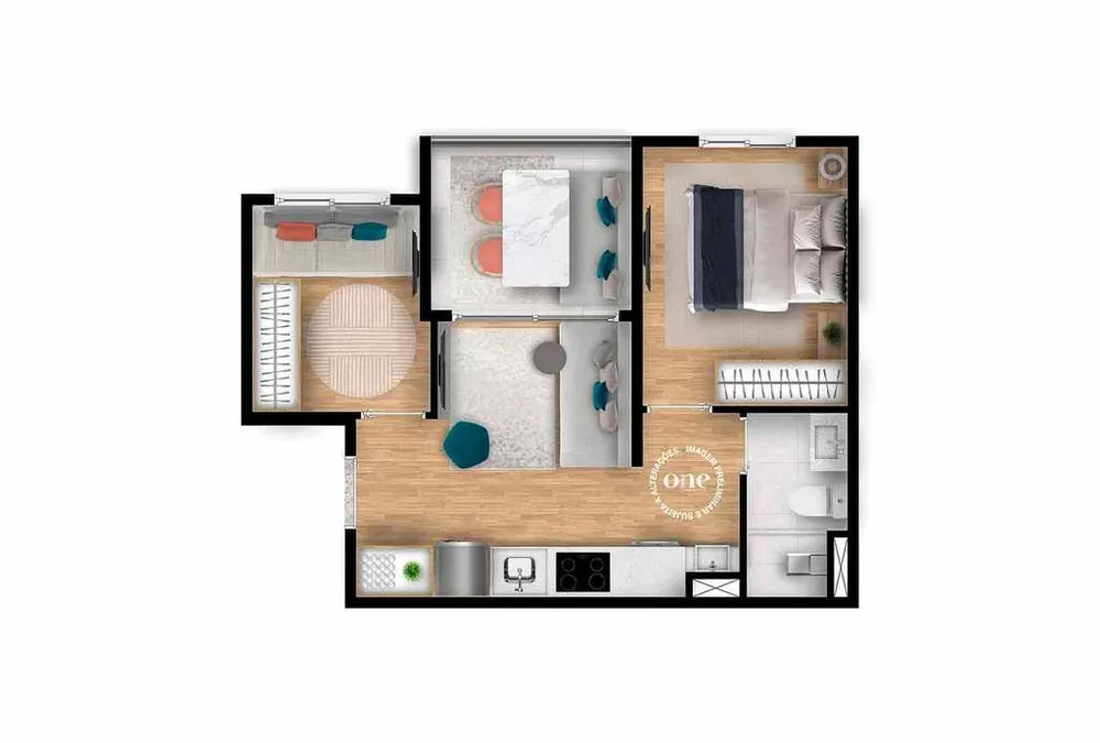 Apartamento, 2 quartos, 37 m² - Foto 6