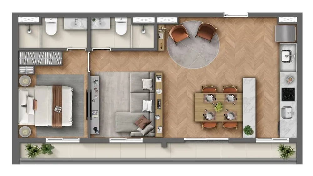 Apartamento, 3 quartos, 75 m² - Foto 7