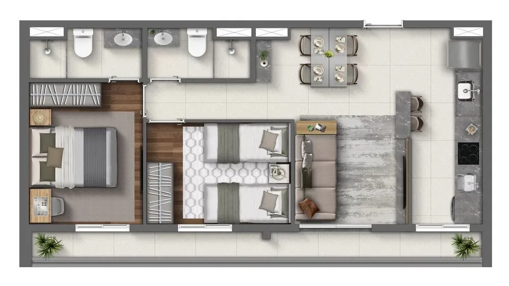 Apartamento, 3 quartos, 75 m² - Foto 9