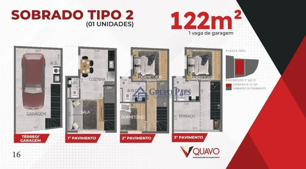 Sobrado, 3 quartos, 125 m² - Foto 21