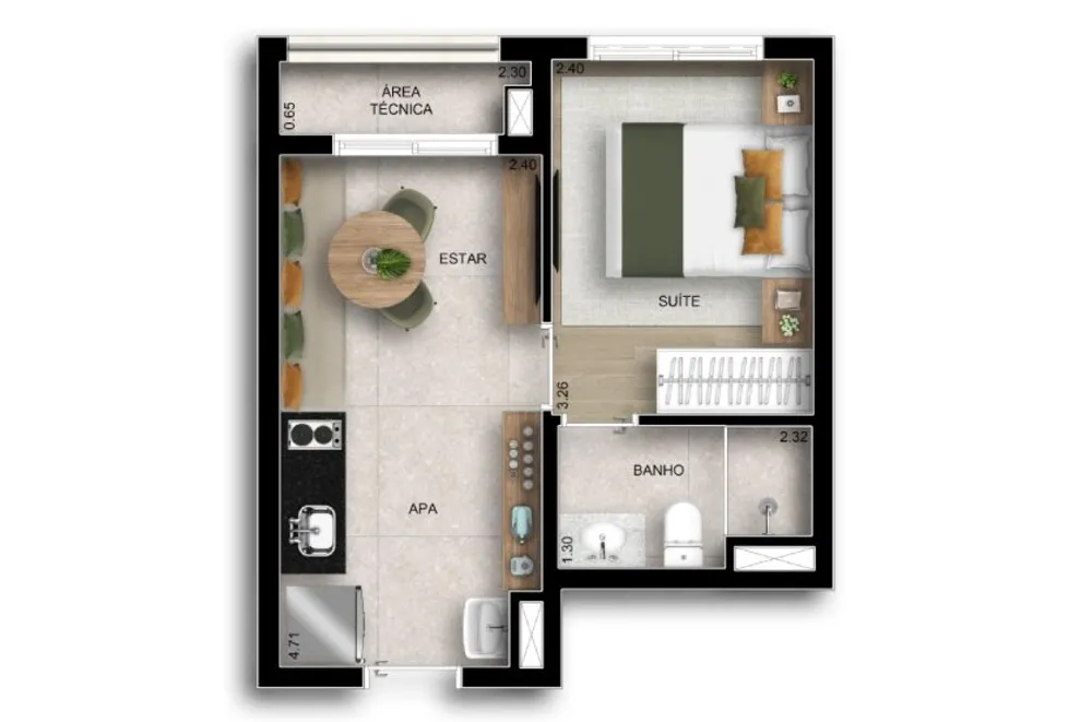 Cobertura, 2 quartos, 140 m² - Foto 8
