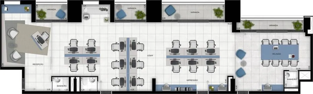 Sala-Conjunto, 46 m² - Foto 9
