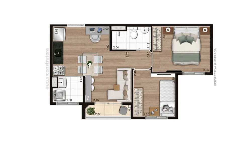 Apartamento, 2 quartos, 32 m² - Foto 8