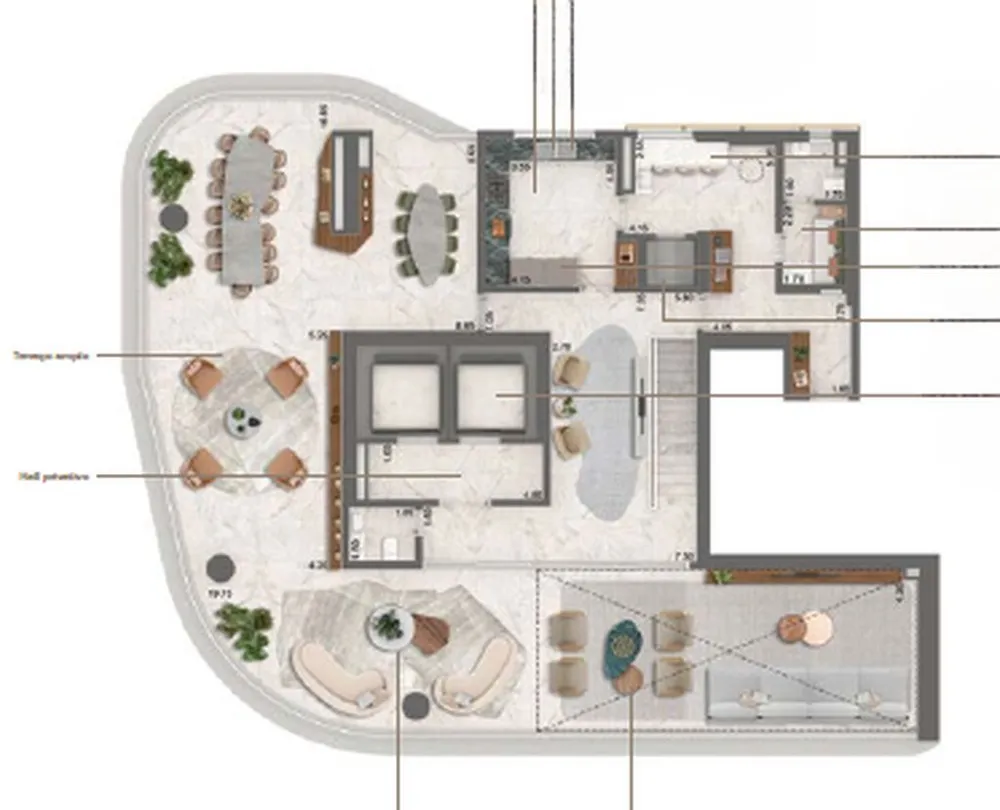 Apartamento, 4 quartos, 339 m² - Foto 1