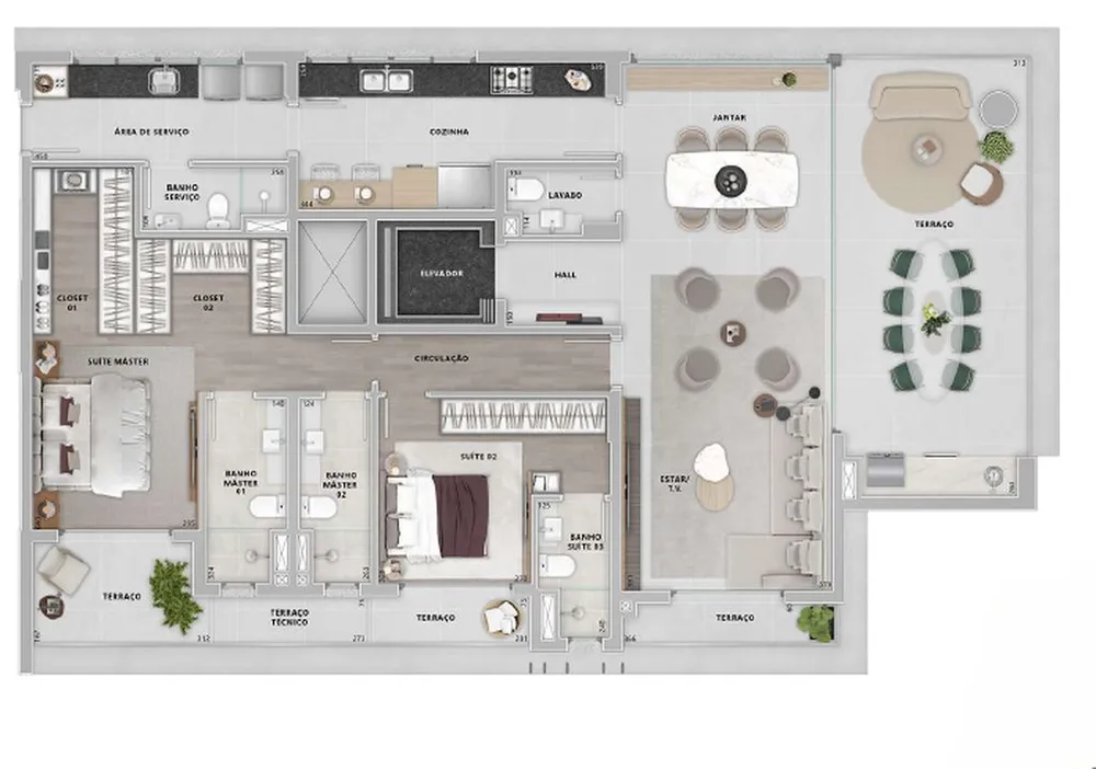Apartamento, 3 quartos, 105 m² - Foto 11
