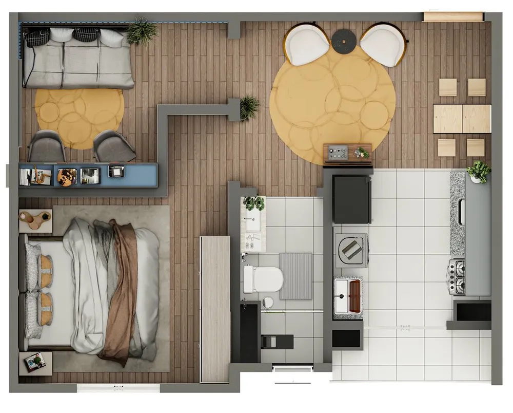 Apartamento, 2 quartos, 36 m² - Foto 5