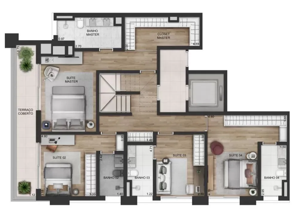 Apartamento, 3 quartos, 366 m² - Foto 13