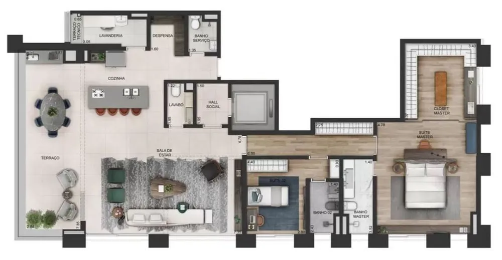 Apartamento, 3 quartos, 366 m² - Foto 14