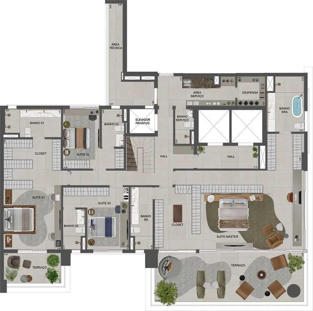 Apartamento, 4 quartos, 380 m² - Foto 7